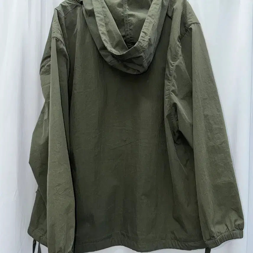 [BUNJANG] COYSEIO Short Length Khaki Jacket with Check Lining / COYSEIO 숏 기장 체크 안감 야상 점퍼
