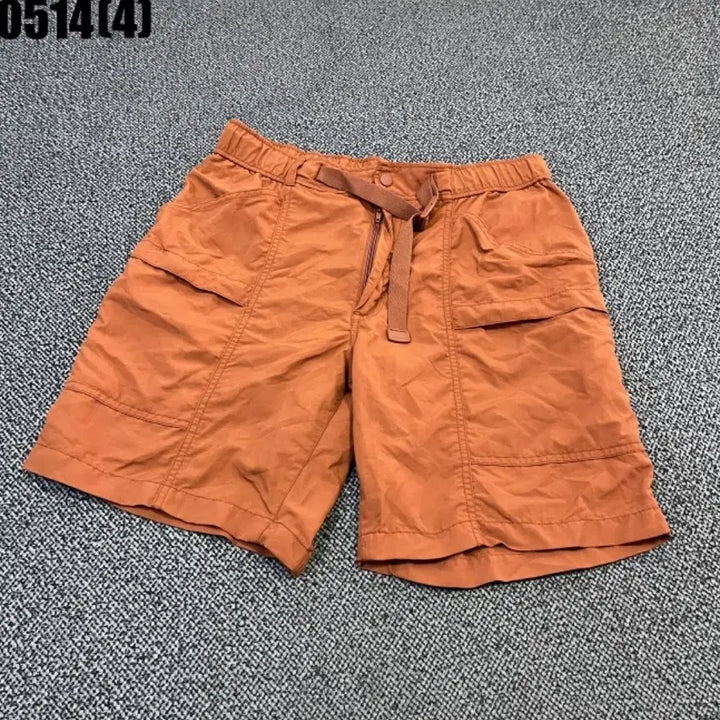 [BUNJANG] Orange Cargo Shorts / 주황색 카고 반바지 숏팬츠