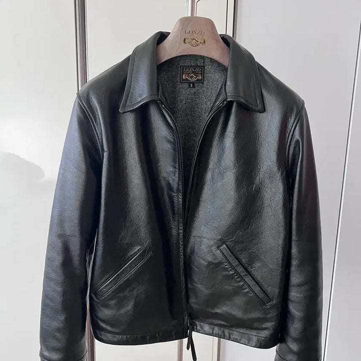[BUNJANG] Gonjo 2 Leather Jacket Size S to M Exchange / 곤조2 가죽자켓 s -> m 사이즈 교환