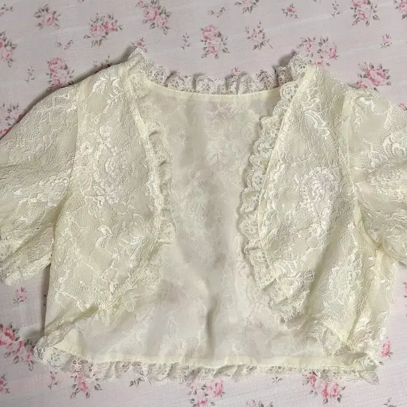[BUNJANG] Vintage Lace Bolero / 빈티지 레이스 볼레로