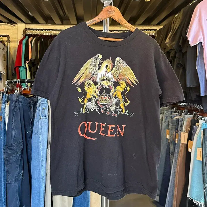 [BUNJANG] Queen Rock Band Printed T-Shirt / [100]퀸 Queen 락밴드 프린팅 티셔츠