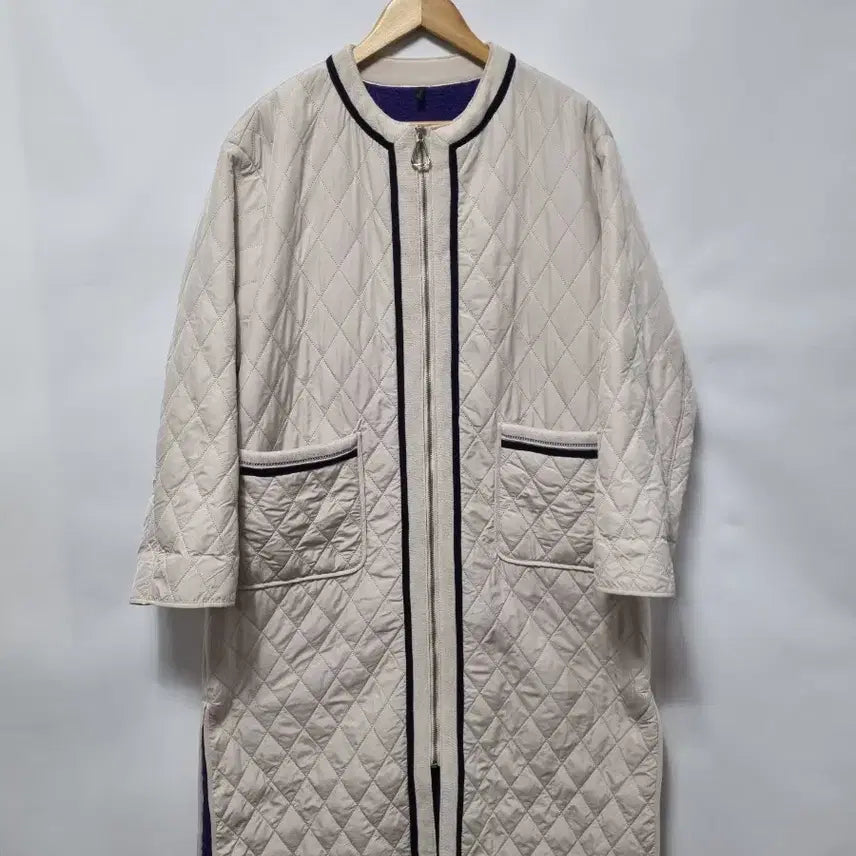 [BUNJANG] Benetton Quilted Long Coat / 베네통 퀼팅  롱 코트 95