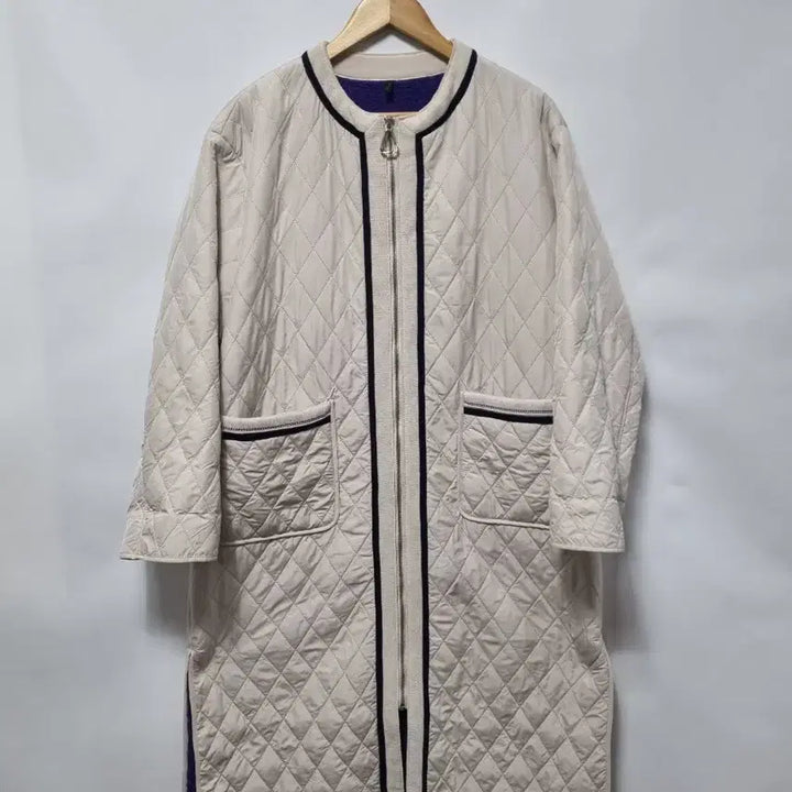 [BUNJANG] Benetton Quilted Long Coat / 베네통 퀼팅  롱 코트 95