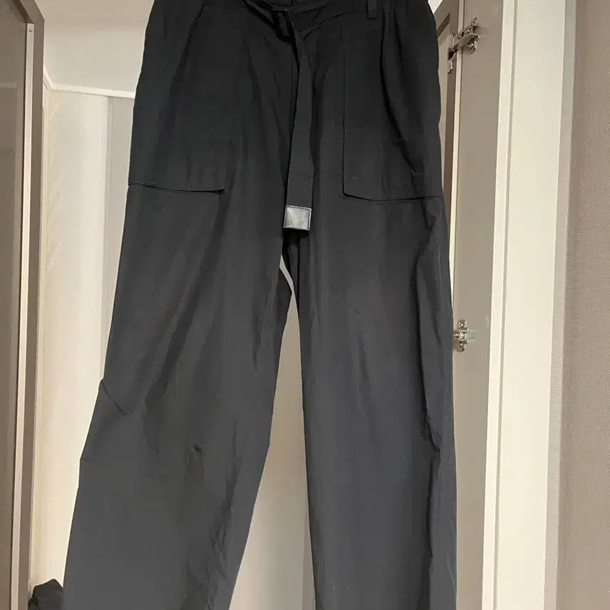 [BUNJANG] JUUN.J Nylon Belted Pants / 준지 벨트로 나일론 팬츠
