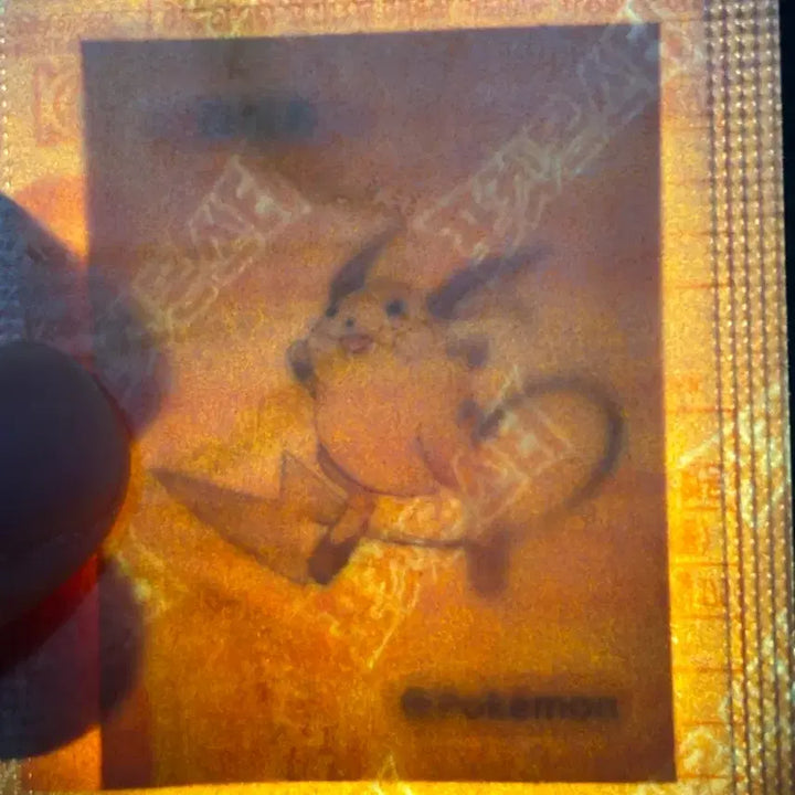 [BUNJANG] Pokemon Artwork Ttiboo Seal Raichu / 1포켓몬 아트워크 띠부씰 라이츄 판매