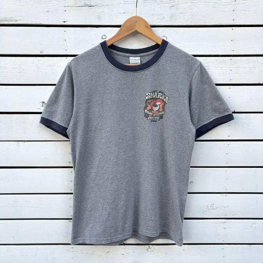 [BUNJANG] Crazy Shirts Ringer Tee T-Shirt / Crazy Shirts 크레이지셔츠 반팔 티셔츠 링거티