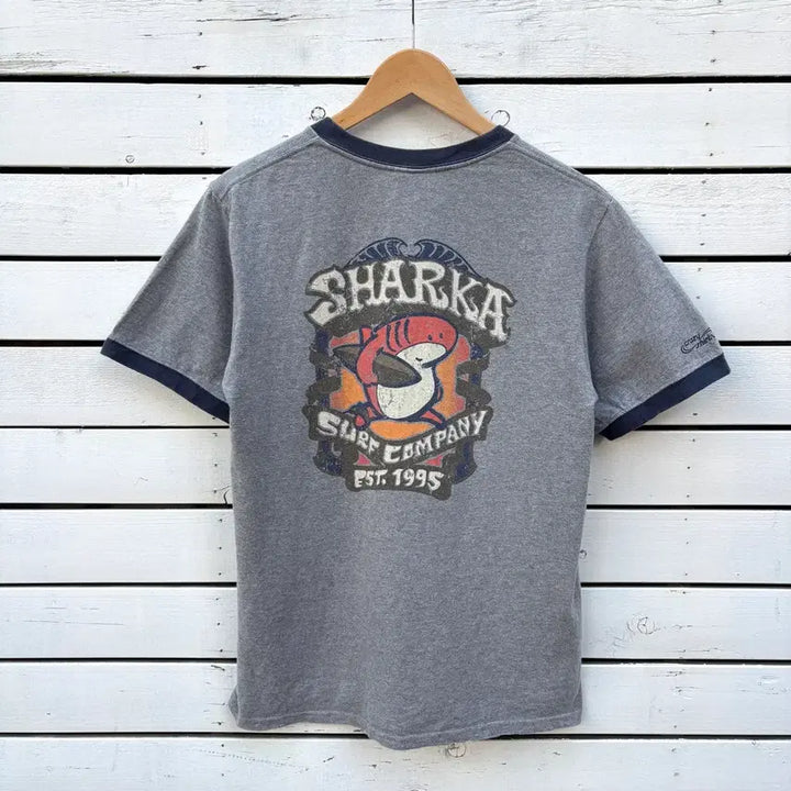 [BUNJANG] Crazy Shirts Ringer Tee T-Shirt / Crazy Shirts 크레이지셔츠 반팔 티셔츠 링거티