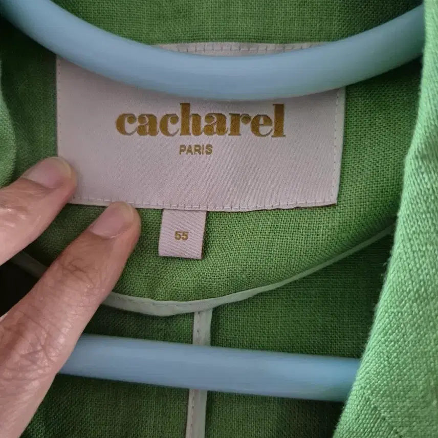 [BUNJANG] Cacharel 100% Linen Double-Breasted Jacket / cacharel 까샤렐 린넨100 더블 자켓 S~슬림M