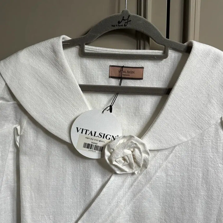 [BUNJANG] Vitalsign Sailor Linen Blouse / [새상품] 바이탈싸인 세일러 린넨 블라우스