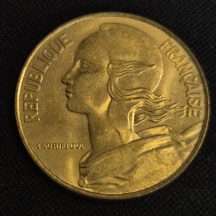 [BUNJANG] 1977 France 20 Centimes Coin / 1977년 프랑스 20상팀 동전 [EP. 2822]