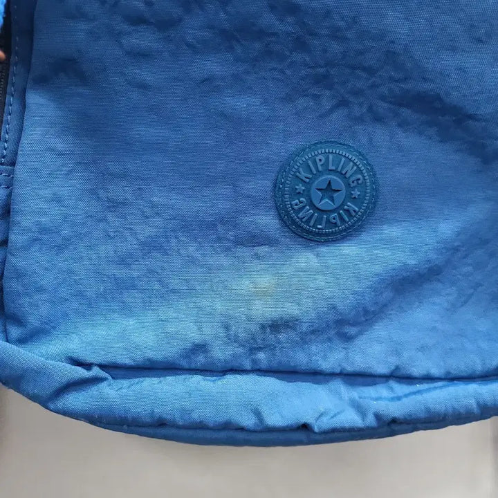 [BUNJANG] Kipling Blue Backpack with Keyring / 키플링 블루 백팩 + 키링 포함
