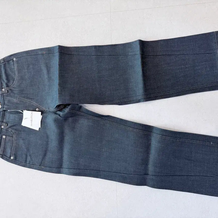 [BUNJANG] Pushbutton Denim Jeans Size L / 푸시버튼 청바지 데님 L사이즈