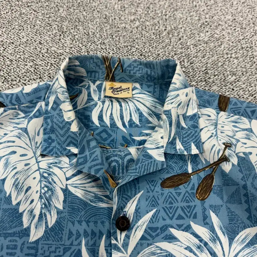 [BUNJANG] Royal Creations Hawaiian Shirt / ROYAL CREATIONS 하와이안셔츠