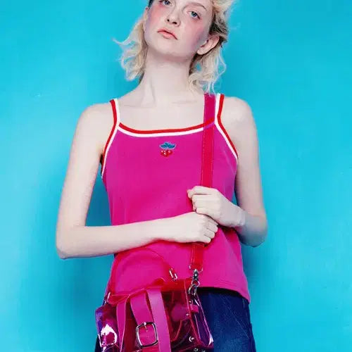 [BUNJANG] Candy Stripper Cotton Tank Top / candy stripper 캔디스트리퍼 면 나시