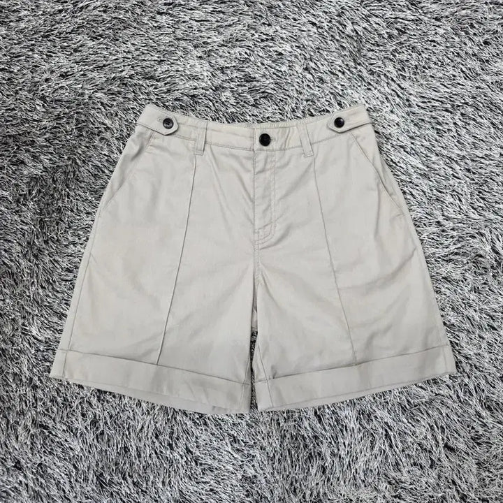 [BUNJANG] National Geographic Beige Cotton Shorts (27 inch) / 내셔널지오그래픽 베이지 코튼 반바지/여성(27인치)/B1047