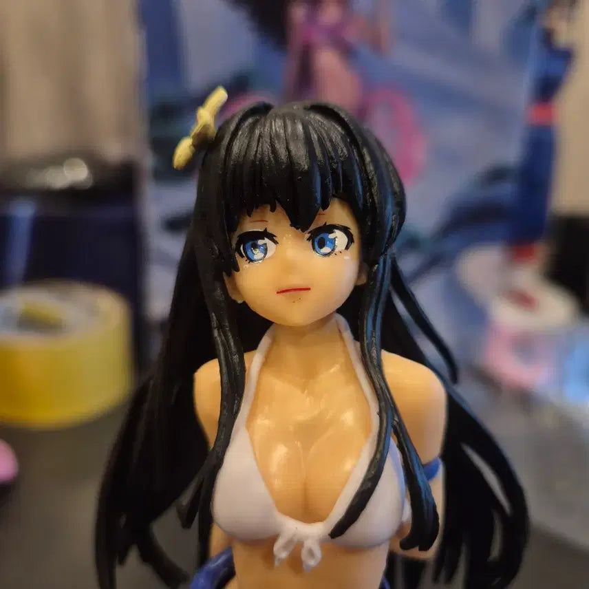 [BUNJANG] Blue Dress Bikini Figure / 비키니 블루 드레스 피규어
