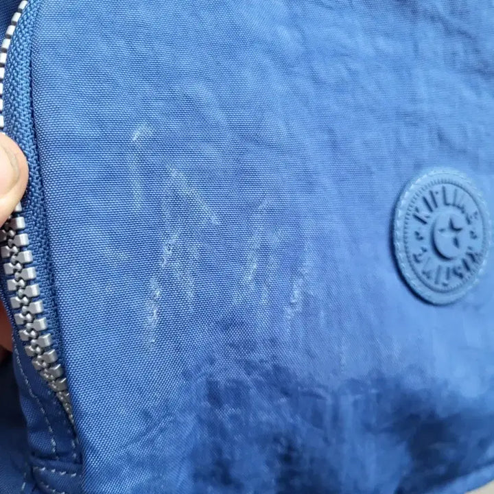 [BUNJANG] Kipling Backpack with Keyring / 키플링 백팩 블루 + 키링 포함
