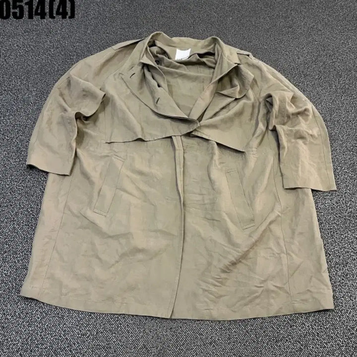 [BUNJANG] Beige Half Trench Coat / 베이지색 하프 트렌치 코트