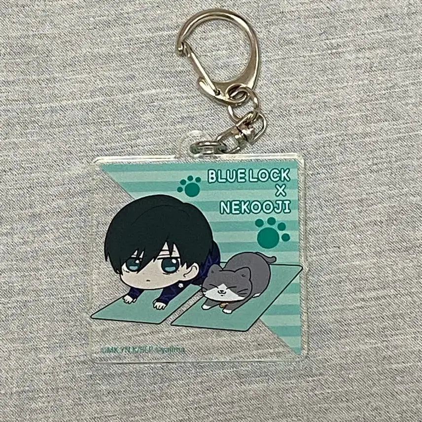 [BUNJANG] Blue Lock Isagi Rin Nekojishi Keyring / 블루록 이토시 린 네코오지 키링