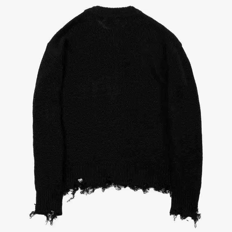 [SOLD OUT] 서피스에디션 데미지드 린넨 가디건 블랙 L