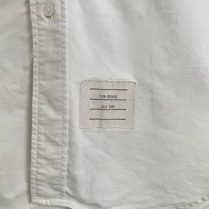 [BUNJANG] Thom Browne White Cotton Shirt Size 3 / 톰브라운 화이트 셔츠 3사이즈