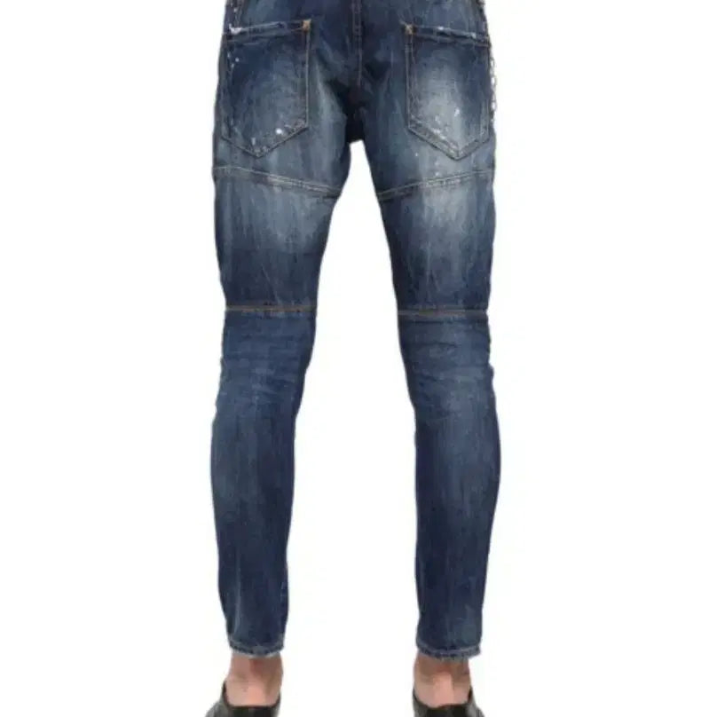 [BUNJANG] Dsquared2 Ryan Leather Patch Dsquared Ddem Tidy Biker Jeans / 정품] 디스퀘어드2 라이언 가죽패치 디스덧뎀 타이디 바이커.