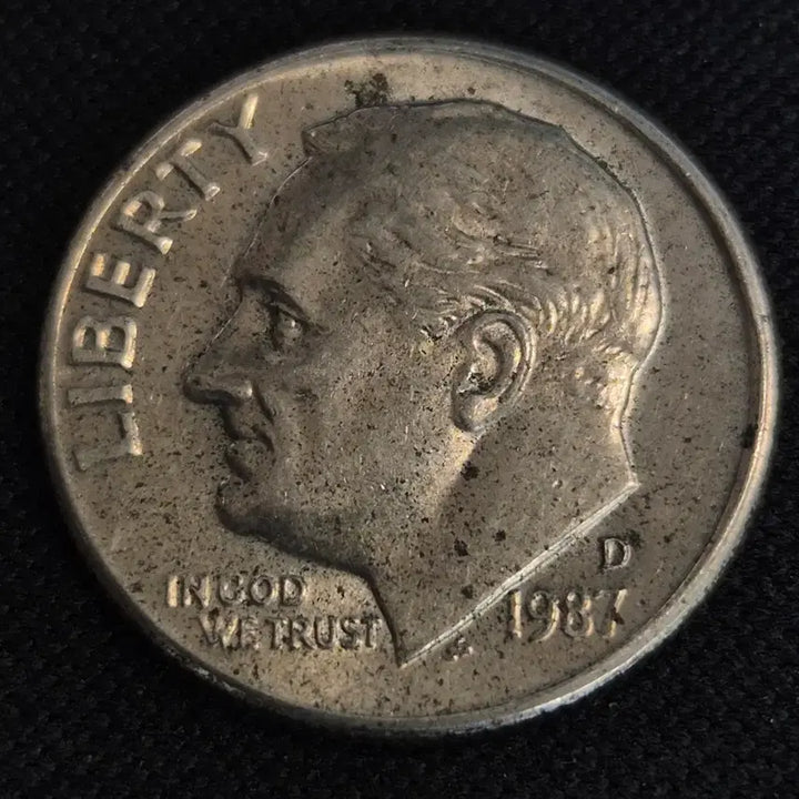 [BUNJANG] 1987 United States Dime Coin / 1987년 미국 1다임 동전[EP. 2829]