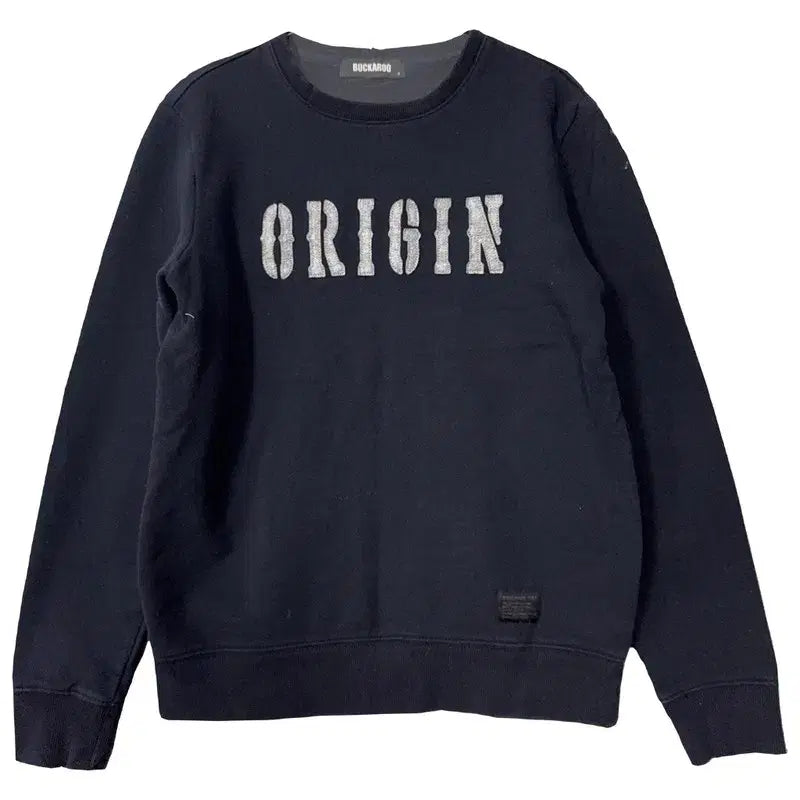 [BUNJANG] Bucaroo Printing Navy Sweatshirt Size S / 버커루 프린팅 네이비 맨투맨 S