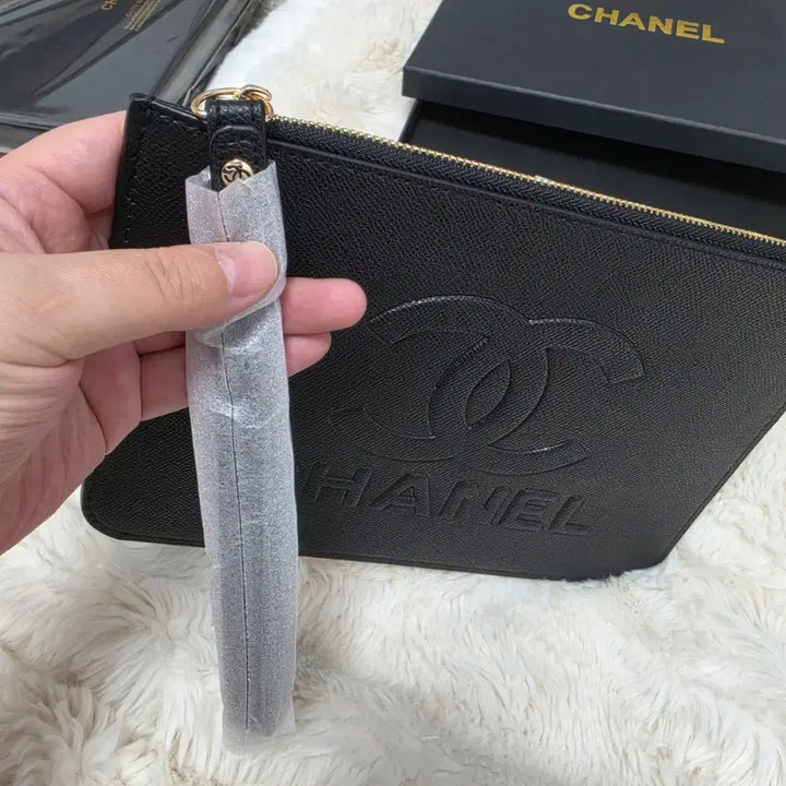 [BUNJANG] Chanel Caviar Leather Clutch / 샤넬 캐비어 정품 클러치 새제품