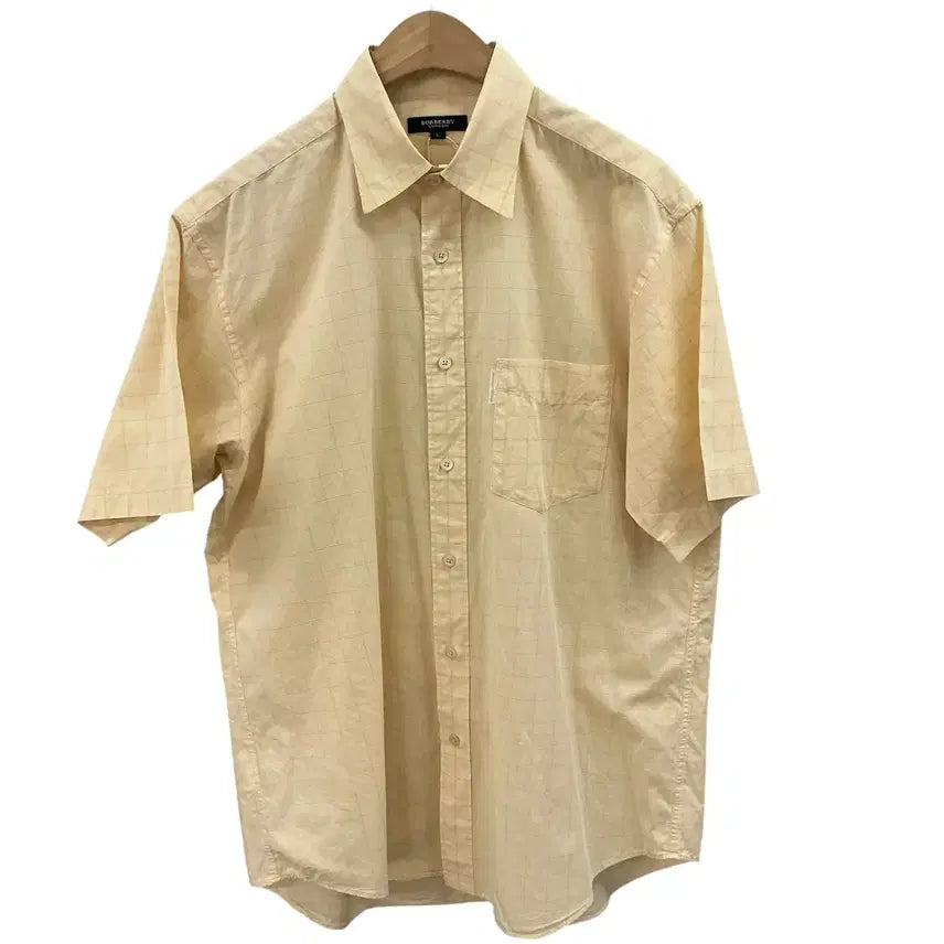 [BUNJANG] Burberry Check Short Sleeve Shirt / 버버리 체크 반팔셔츠
