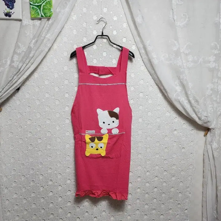 [BUNJANG] Unused Free Size Cat Apron / 고양이 앞치마 프리사이즈 미사용