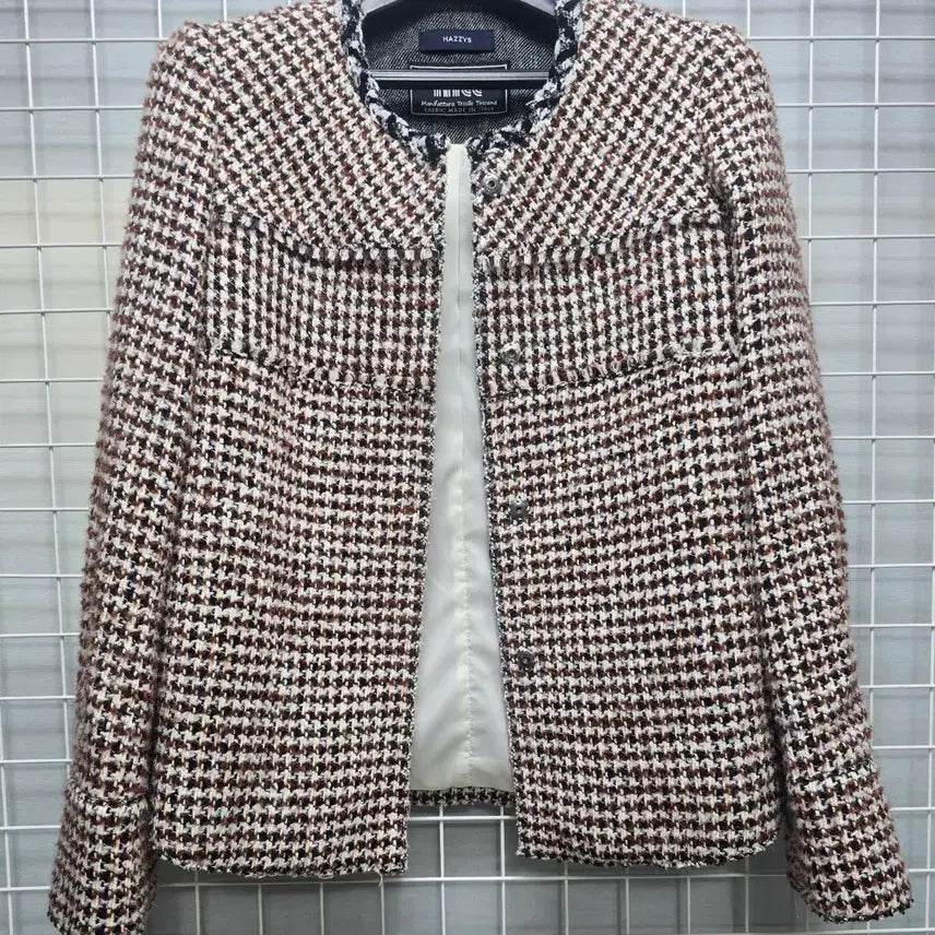 [BUNJANG] Hazzys Alpaca Blend Tweed Jacket / 헤지스 모 알파카 트위드 자켓