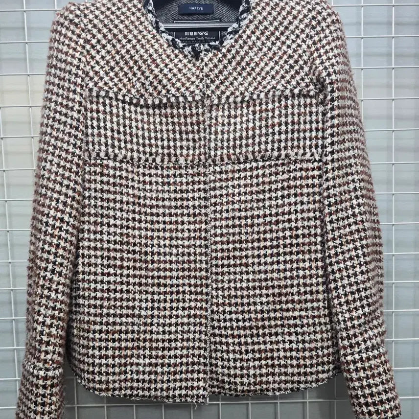 [BUNJANG] Hazzys Alpaca Blend Tweed Jacket / 헤지스 모 알파카 트위드 자켓