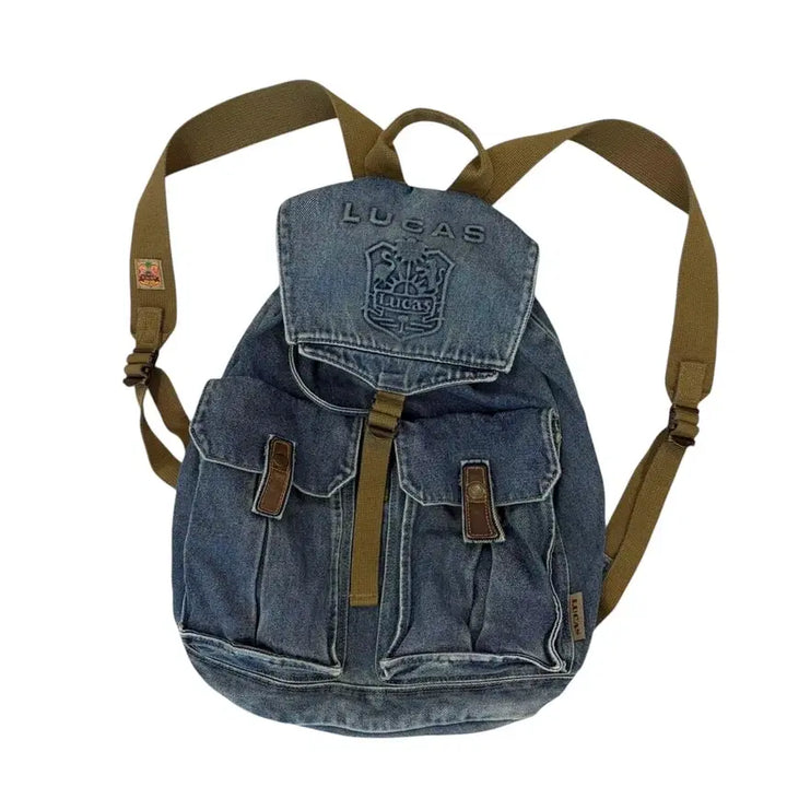 [BUNJANG] Lucas Denim Backpack / 루카스 데님 백팩