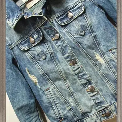 [BUNJANG] ZARA TRF Vintage Washed Denim Jacket S / ZARA TRF 자라 빈티지 워싱청자켓 S 55