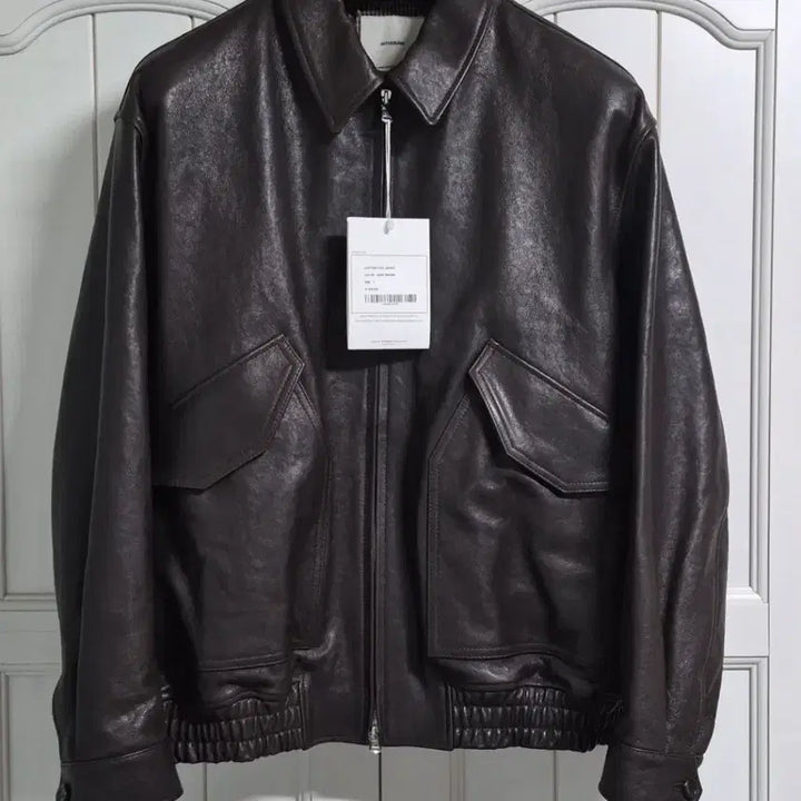 [BUNJANG] The Row CWU Leather Jacket Dark Brown Size 1 / [새상품] 인더로우 cwu 가죽자켓 1사이즈 (다크브라운)
