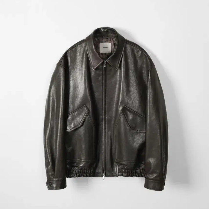 [BUNJANG] The Row CWU Leather Jacket Dark Brown Size 1 / [새상품] 인더로우 cwu 가죽자켓 1사이즈 (다크브라운)