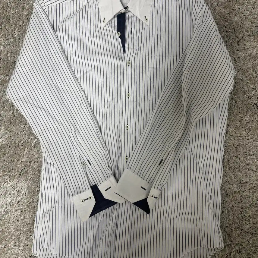 [BUNJANG] Brick House Stripe Shirt / 일본판 브릭하우스 스트라이프 셔츠 105-110