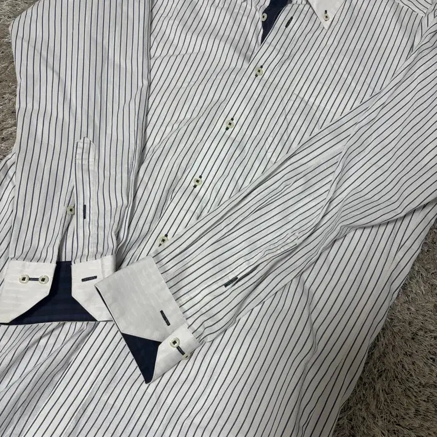 [BUNJANG] Brick House Stripe Shirt / 일본판 브릭하우스 스트라이프 셔츠 105-110