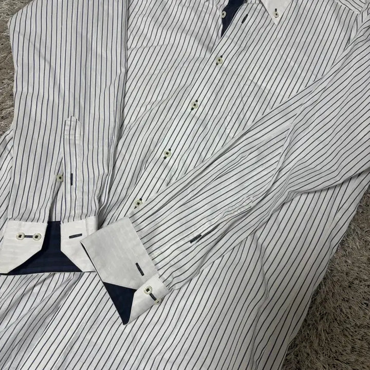 [BUNJANG] Brick House Stripe Shirt / 일본판 브릭하우스 스트라이프 셔츠 105-110