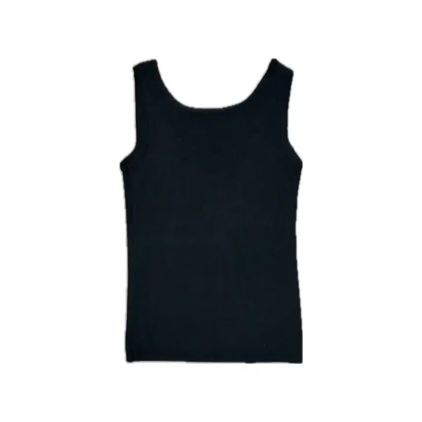 [BUNJANG] Floral Bead Sleeveless Top - Black / 꽃 비즈 포인트 민소매 블랙