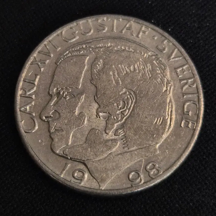 [BUNJANG] 1998 Sweden 1 Krona Coin / 1998년 스웨덴 1크로나 동전[EP. 2832]