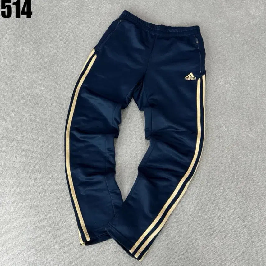 [BUNJANG] Adidas Navy Three-Stripes Track Pants Size 90 / 아디다스 네이비 삼선 트레이닝 바지 90