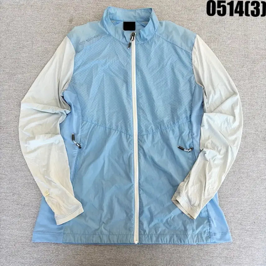 [BUNJANG] Eider Windbreaker Jacket Blue/Ivory Size M / 아이더 바람막이 자켓 블루/아이보리 M 0514