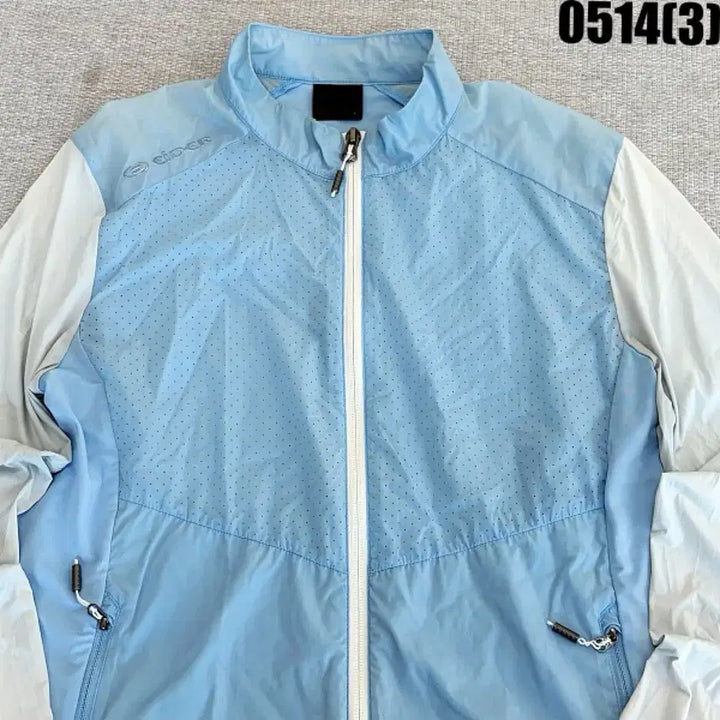 [BUNJANG] Eider Windbreaker Jacket Blue/Ivory Size M / 아이더 바람막이 자켓 블루/아이보리 M 0514