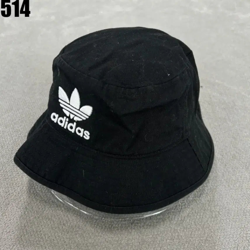 [BUNJANG] Adidas Black Trefoil Bucket Hat / 아디다스 블랙 트레포일 벙거지 모자
