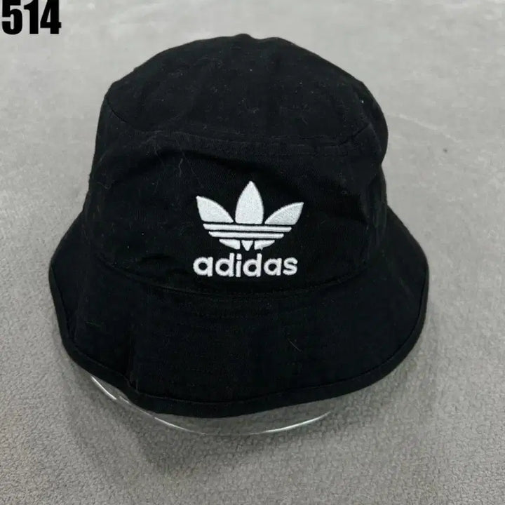 [BUNJANG] Adidas Black Trefoil Bucket Hat / 아디다스 블랙 트레포일 벙거지 모자