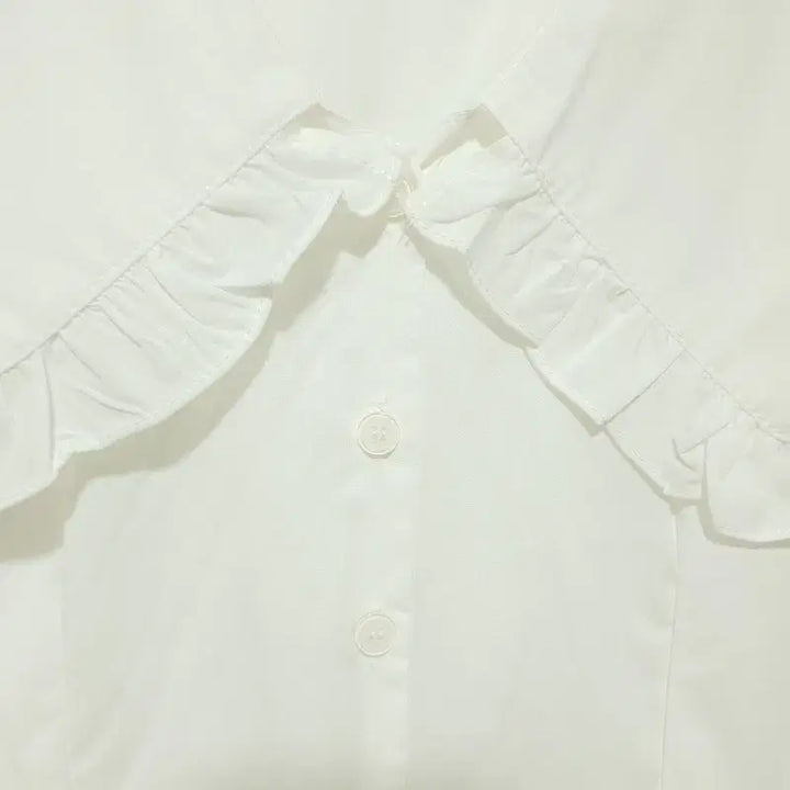 [BUNJANG] Big Frill Collar Long Dress / 빅 프릴 카라 롱 원피스 F_M2640