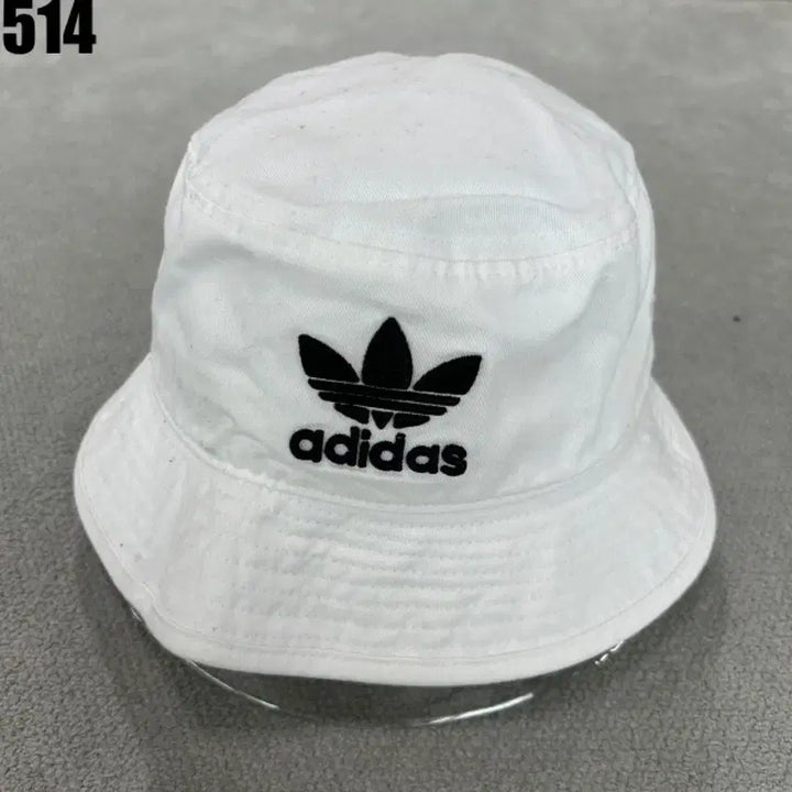 [BUNJANG] Adidas White Bucket Hat / 아디다스 화이트 버킷햇 모자