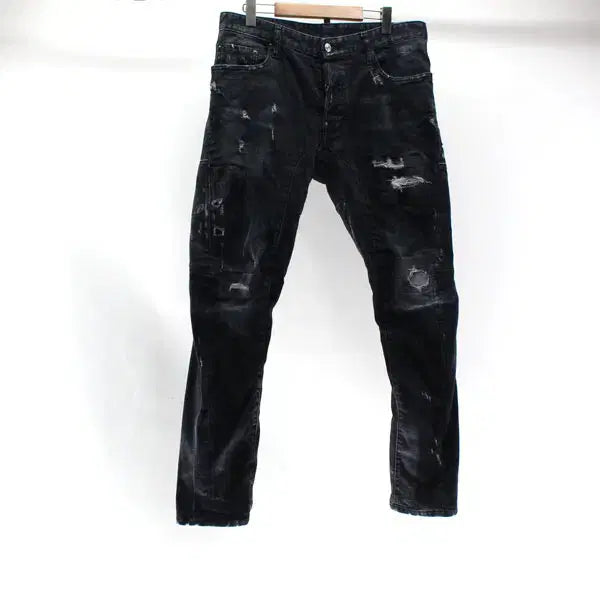 [BUNJANG] Dsquared2 ICON Slim Fit Vintage Stretch Jeans - Size 48 / 디스퀘어드2 ICON 남성48 B5949 슬림핏 빈티지 스판 청바지 데님